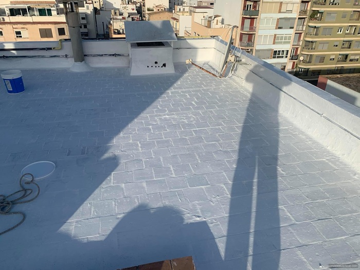 Pintura en bloque de viviendas