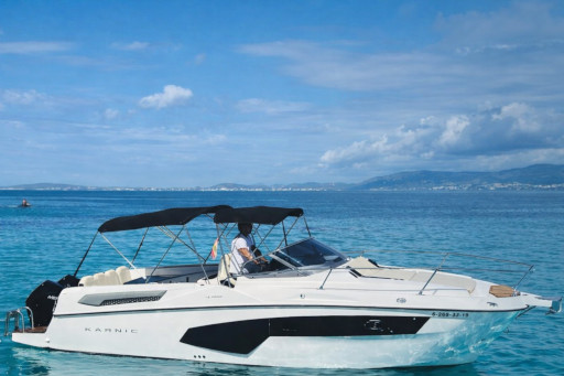 Boat Angels on turquoise water
